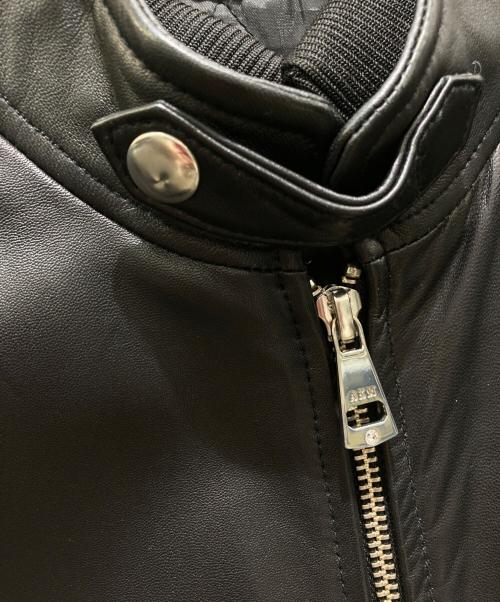 AKM（エーケーエム）AKM (エーケーエム) シープレザージャケット ブラック サイズ:Mの古着・服飾アイテム