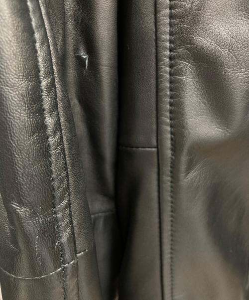 AKM（エーケーエム）AKM (エーケーエム) シープレザージャケット ブラック サイズ:Mの古着・服飾アイテム