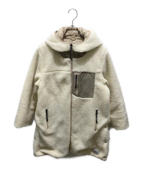 SHIPS（シップス）SHIPS (シップス) TAION (タイオン) リバーシブルボアロングコート ベージュ サイズ:38の古着・服飾アイテム