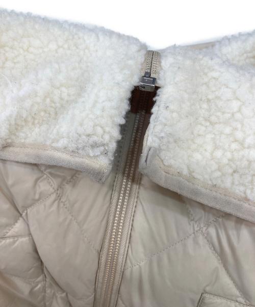 SHIPS（シップス）SHIPS (シップス) TAION (タイオン) リバーシブルボアロングコート ベージュ サイズ:38の古着・服飾アイテム