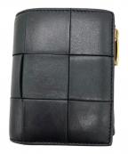 BOTTEGA VENETAボッテガベネタ）の古着「カセット  二つ折りウォレット」｜ブラック