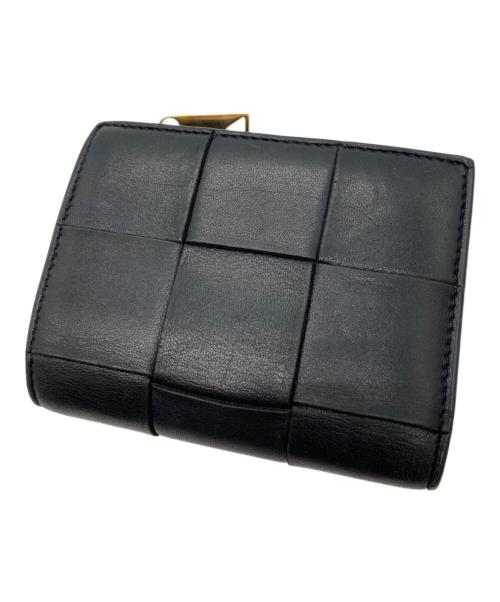 BOTTEGA VENETA（ボッテガベネタ）BOTTEGA VENETA (ボッテガベネタ) カセット  二つ折りウォレット ブラックの古着・服飾アイテム