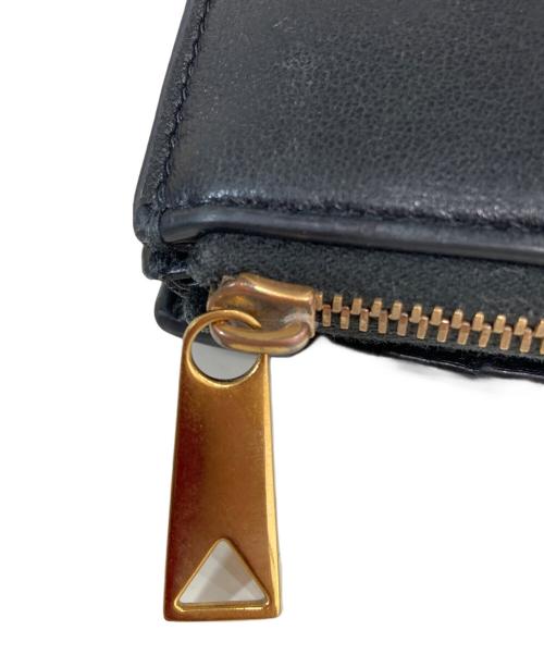 BOTTEGA VENETA（ボッテガベネタ）BOTTEGA VENETA (ボッテガベネタ) カセット  二つ折りウォレット ブラックの古着・服飾アイテム