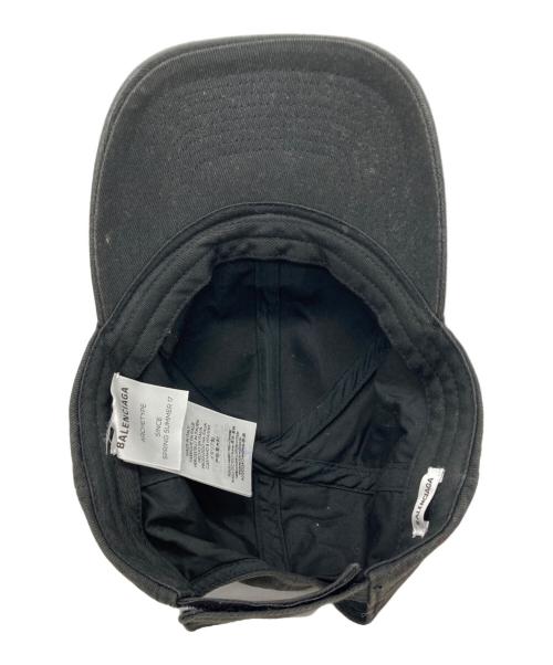 BALENCIAGA（バレンシアガ）BALENCIAGA (バレンシアガ) ARCHETYPE キャップ ブラックの古着・服飾アイテム