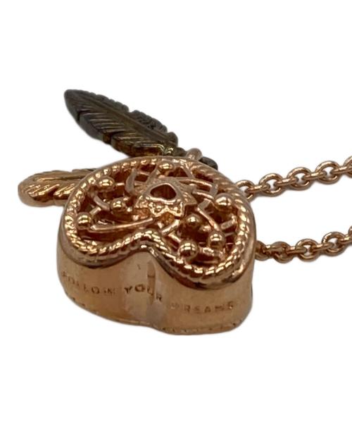 PANDORA（パンドラ）PANDORA (パンドラ) ドリームキャッチャーネックレス ピンクの古着・服飾アイテム