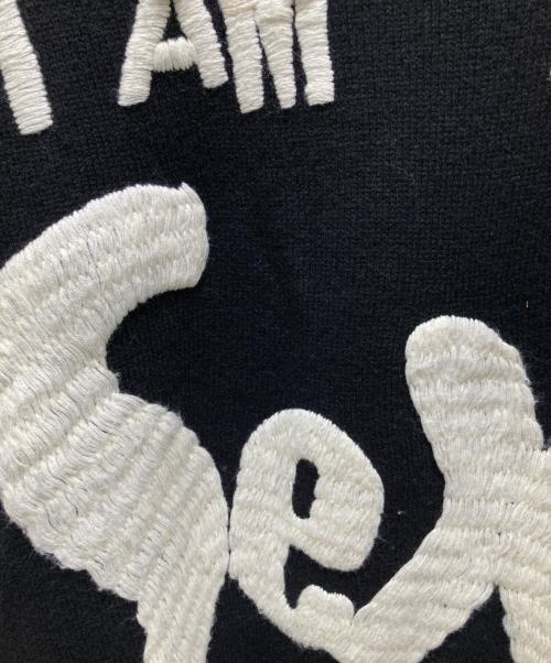 SEX PISTOLS（セックスピストルズ）SEX PISTOLS (セックスピストルズ) SAINT MICHAEL (セントマイケル) SP CRW KNIT/I AM A/BLACKPクルー ニット I AM A ブラック ブラック サイズ:XLの古着・服飾アイテム