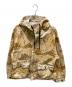 ANCELLM（アンセルム）の古着「CAMO ZIPUP HOODIE　カモジップアップフーディ」｜ベージュ