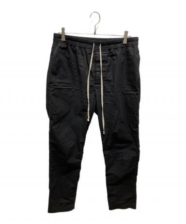Rick Owens リックオウエンス Forever Drawstring ドローストリング ロングパンツ ブラック RU01D3390-P 中古・古着通販】RICK OWENS (リックオウエンス) Forever Drawstring