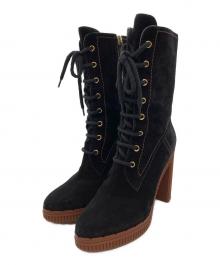 TOD'S（トッズ）の古着「レースアップブーツ」｜ブラック