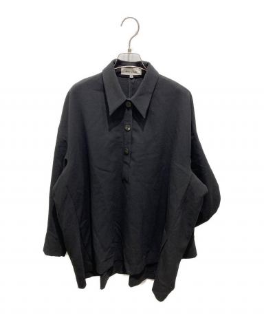 【新品・タグ付き】ENFOLD バーガンディ ポロシャツ 38 ゴールデンベア＞ふくれジャカード布帛衿ポロシャツ - ベルーナ【公式】