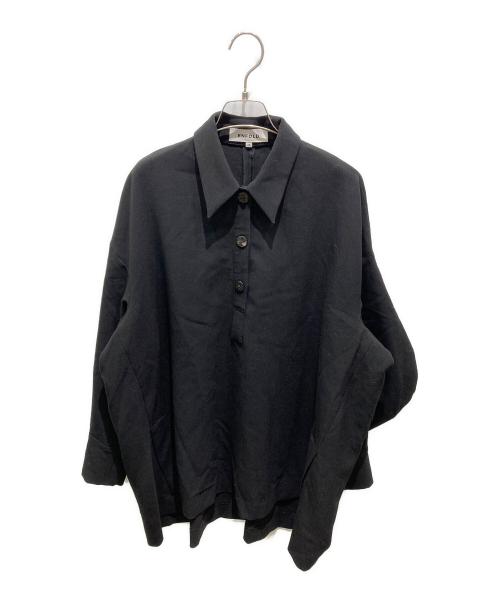 ENFOLD（エンフォルド）ENFOLD (エンフォルド) ダブルクロス1 カーブアームポロ シャツ ブラック サイズ:38の古着・服飾アイテム