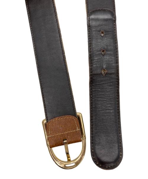 GUCCI（グッチ）GUCCI (グッチ) GGキャンバスベルト ベージュの古着・服飾アイテム