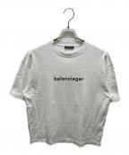 BALENCIAGAバレンシアガ）の古着「ニューコピーライトロゴTシャツ」｜ホワイト