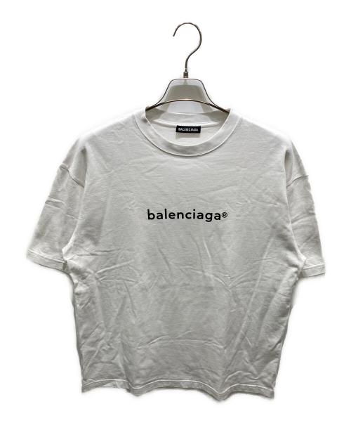 BALENCIAGA（バレンシアガ）BALENCIAGA (バレンシアガ) ニューコピーライトロゴTシャツ ホワイト サイズ:Ｓの古着・服飾アイテム