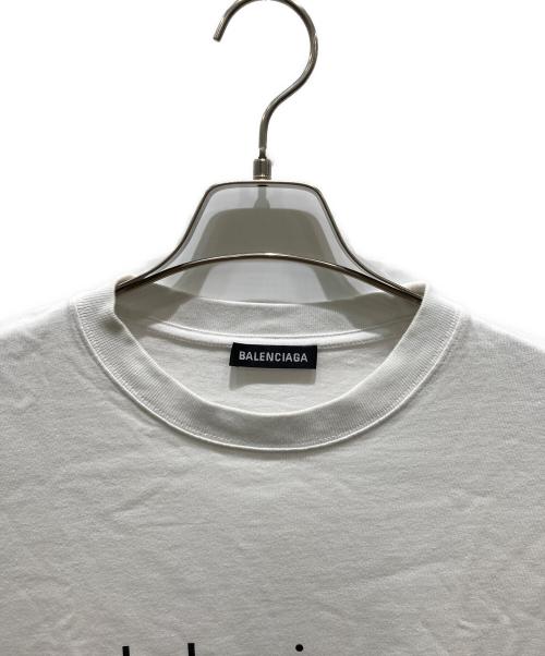 BALENCIAGA（バレンシアガ）BALENCIAGA (バレンシアガ) ニューコピーライトロゴTシャツ ホワイト サイズ:Ｓの古着・服飾アイテム