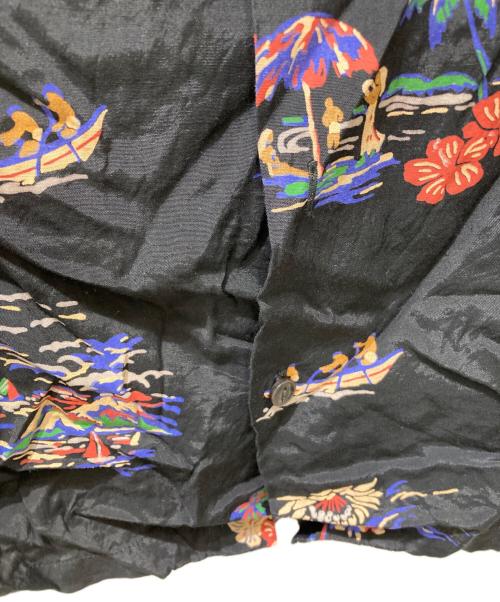 SCHOTT BROS.（ショット）SCHOTT BROS. (ショット) PJ (ピージェー) PINEAPPLE JUICE (パインアップル ジュース) RAYON SHIRT ALOHALAND ブラック サイズ:Ｍの古着・服飾アイテム