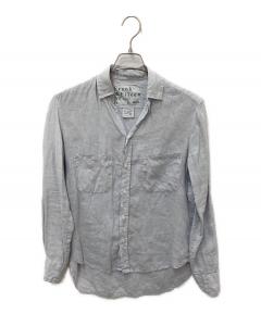frank leder ネップ シルク シャツ 中古・古着通販】FRANK LEDER (フランクリーダー) ネップリネンシャツ