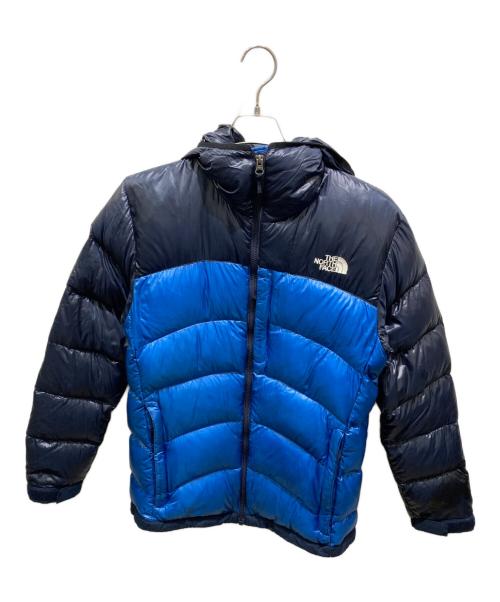 THE NORTH FACE（ザ ノース フェイス）THE NORTH FACE (ザ ノース フェイス) ACONCAGUA HOODIE　アコンカグアフーディー ネイビー×ブルー サイズ:Mの古着・服飾アイテム