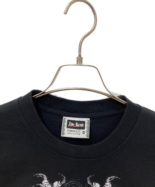THE ROXX（THE ROXX）THE ROXX (THE ROXX) プリントTシャツ ブラック サイズ:Ｍの古着・服飾アイテム