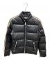 Schott（ショット）の古着「MOTORCYCLE LEATHER DOWN JACKET（モーターサイクル・レザー・ダウン・ジャケット ）」｜ブラック