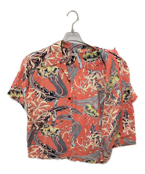 Sun Surf（サンサーフ）Sun Surf (サンサーフ) アロハシャツ オレンジ サイズ:Ｍの古着・服飾アイテム