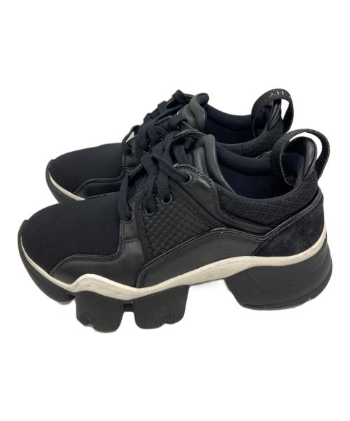 GIVENCHY（ジバンシィ）GIVENCHY (ジバンシィ) JAWチャンキーソールスニーカー ブラック サイズ:36の古着・服飾アイテム