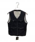 NUMBER (N)INEナンバーナイン）の古着「マルチポケットウールベスト」｜ブラック