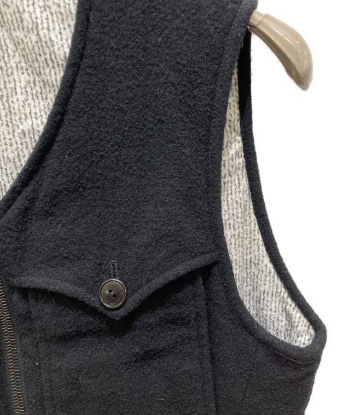 NUMBER (N)INE（ナンバーナイン）NUMBER (N)INE (ナンバーナイン) マルチポケットウールベスト ブラック サイズ:2の古着・服飾アイテム