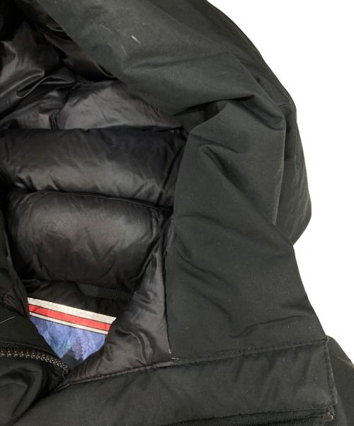 FIRST DOWN（ファーストダウン）FIRST DOWN (ファーストダウン) WRAP DOWN PARKA　ラップ ダウン パーカ ブラック サイズ:Lの古着・服飾アイテム