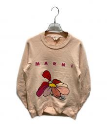 MARNI（マルニ）の古着「花柄プリントスウェット」｜ピンク