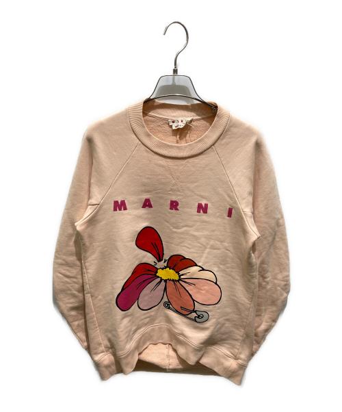 MARNI（マルニ）MARNI (マルニ) 花柄プリントスウェット ピンク サイズ:38の古着・服飾アイテム
