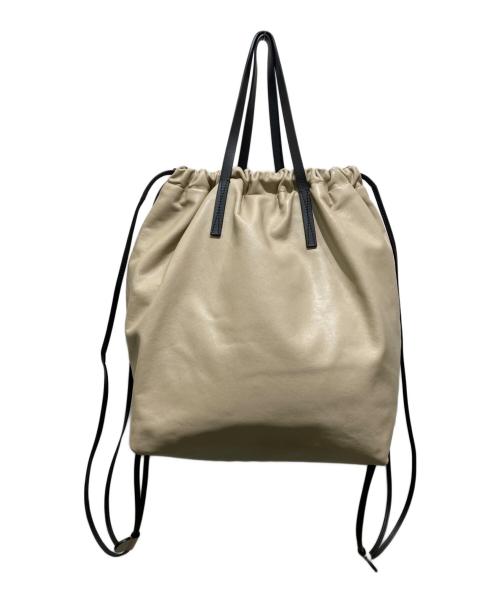 MARNI（マルニ）MARNI (マルニ) GUSSETバックパック　ガセットバックパック ブラック×ベージュの古着・服飾アイテム