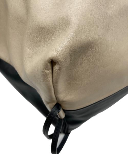 MARNI（マルニ）MARNI (マルニ) GUSSETバックパック　ガセットバックパック ブラック×ベージュの古着・服飾アイテム