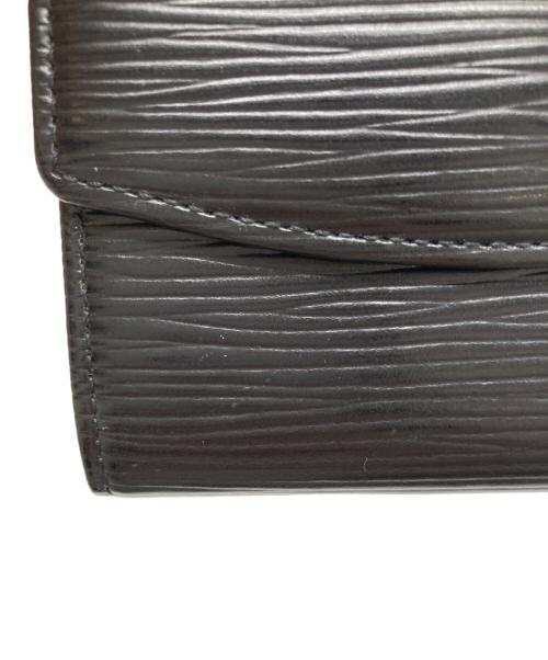 LOUIS VUITTON（ルイ ヴィトン）LOUIS VUITTON (ルイ ヴィトン) エピ　コインケース ブラックの古着・服飾アイテム