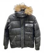 PAUL SMITHポールスミス）の古着「シープスキンダウンジャケット」｜ブラック