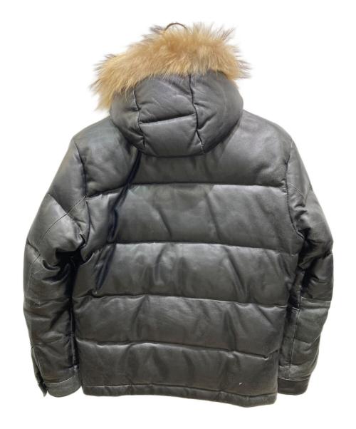 PAUL SMITH（ポールスミス）PAUL SMITH (ポールスミス) シープスキンダウンジャケット ブラック サイズ:XLの古着・服飾アイテム