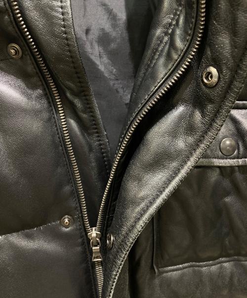 PAUL SMITH（ポールスミス）PAUL SMITH (ポールスミス) シープスキンダウンジャケット ブラック サイズ:XLの古着・服飾アイテム