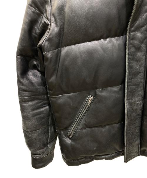 PAUL SMITH（ポールスミス）PAUL SMITH (ポールスミス) シープスキンダウンジャケット ブラック サイズ:XLの古着・服飾アイテム