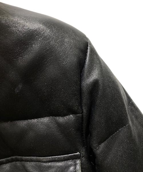 PAUL SMITH（ポールスミス）PAUL SMITH (ポールスミス) シープスキンダウンジャケット ブラック サイズ:XLの古着・服飾アイテム