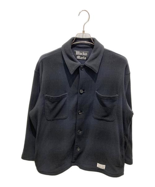 WACKO MARIA（ワコマリア）WACKO MARIA (ワコマリア) CHECK FLEECE SHIRT JACKET　チェックフリースシャツジャケット ブラック サイズ:Sの古着・服飾アイテム