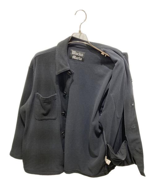 WACKO MARIA（ワコマリア）WACKO MARIA (ワコマリア) CHECK FLEECE SHIRT JACKET　チェックフリースシャツジャケット ブラック サイズ:Sの古着・服飾アイテム