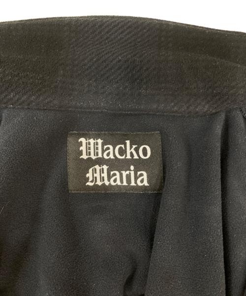 WACKO MARIA（ワコマリア）WACKO MARIA (ワコマリア) CHECK FLEECE SHIRT JACKET　チェックフリースシャツジャケット ブラック サイズ:Sの古着・服飾アイテム