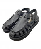 CLARKSクラークス）の古着「Meare Buckle　メアバックル　サンダル」｜ブラック