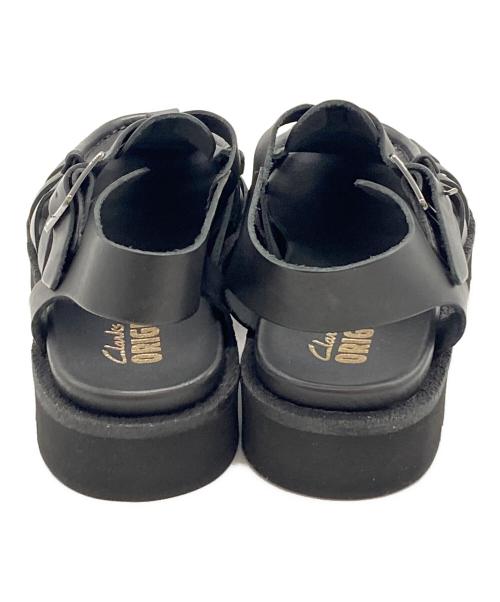 CLARKS（クラークス）CLARKS (クラークス) Meare Buckle　メアバックル　サンダル ブラック サイズ:39の古着・服飾アイテム