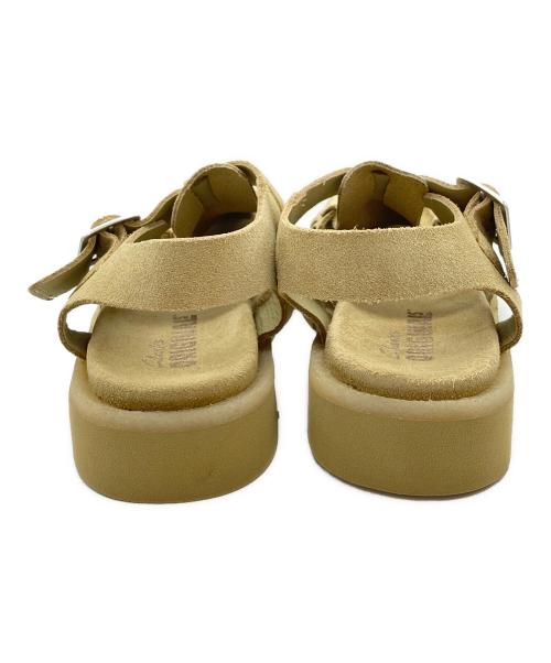 CLARKS（クラークス）CLARKS (クラークス) Meare Buckle　メアバックル　サンダル ベージュ サイズ:39の古着・服飾アイテム