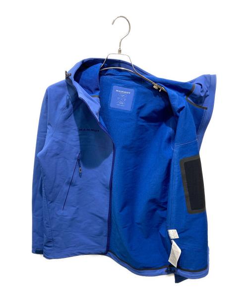 MAMMUT（マムート）MAMMUT (マムート) Masao SO Jacket　マサオソフトシェルジャケット ブルー サイズ:Lの古着・服飾アイテム