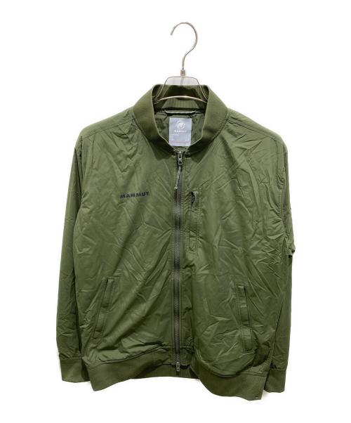 MAMMUT（マムート）MAMMUT (マムート) Utility Bomber Jacket AF　ユーティリティ ボンバー ジャケット カーキ サイズ:Lの古着・服飾アイテム