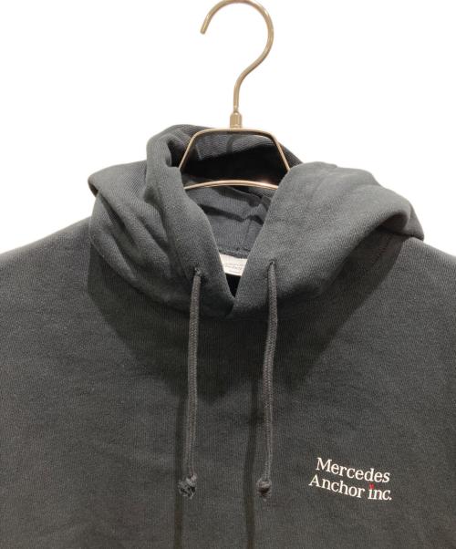 MERCEDES ANCHOR INC（メルセデス アンカー インク）MERCEDES ANCHOR INC (メルセデス アンカー インク) ロゴプリントパーカー ブラック サイズ:XLの古着・服飾アイテム