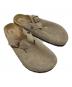 中古・古着 BIRKENSTOCK (ビルケンシュトック) SOFT FOOTBED SUEDE TAUPE ベージュ サイズ:26：7000円