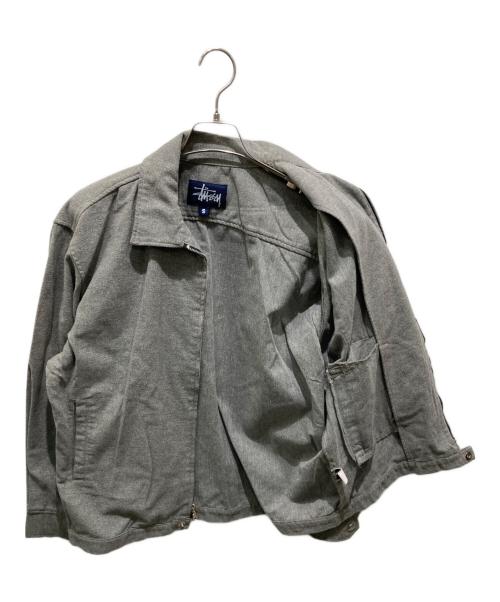 stussy（ステューシー）stussy (ステューシー) ジップジャケット グレー サイズ:Sの古着・服飾アイテム